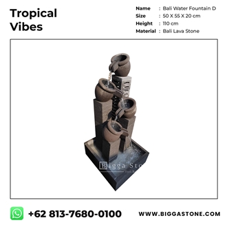 Lava Tier Jugs Pouring Water Features