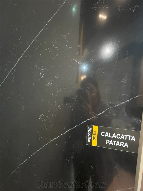 Calacatta Patara Quartz Slab