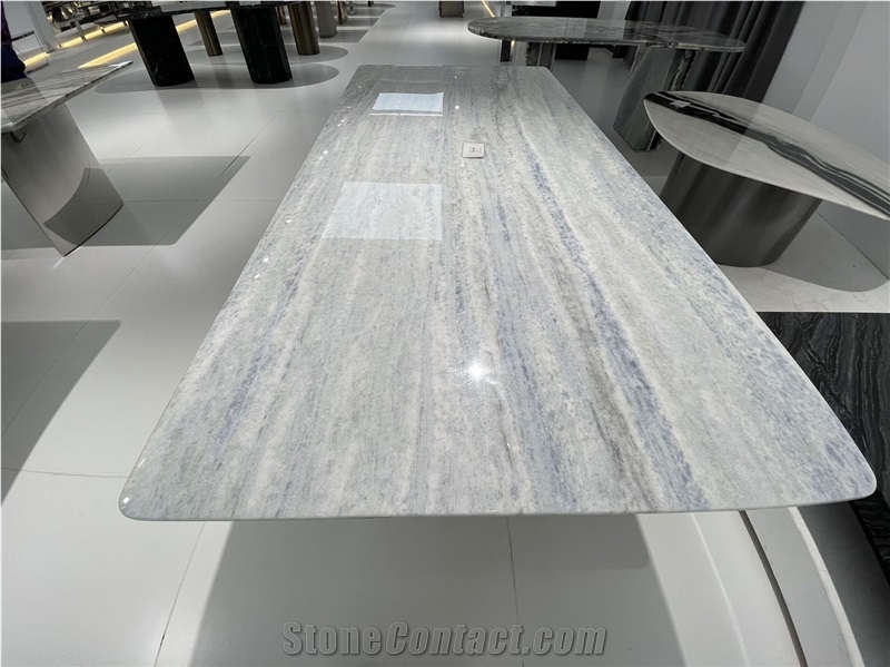Sky Blue Marble Finished Product
