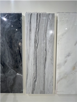 Skyline White Marble