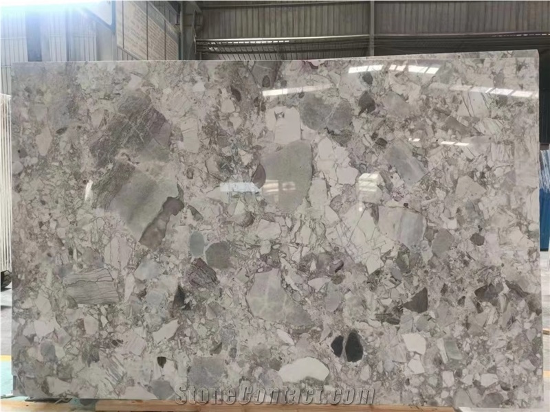 Panda Grey Marble Slabs