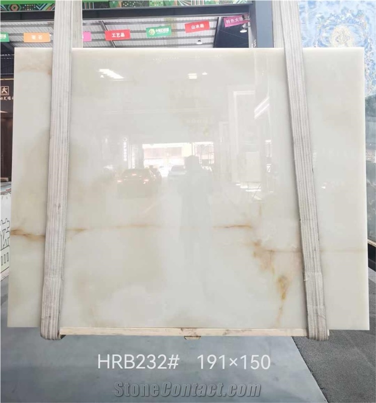 New Products White Onyx Slabs