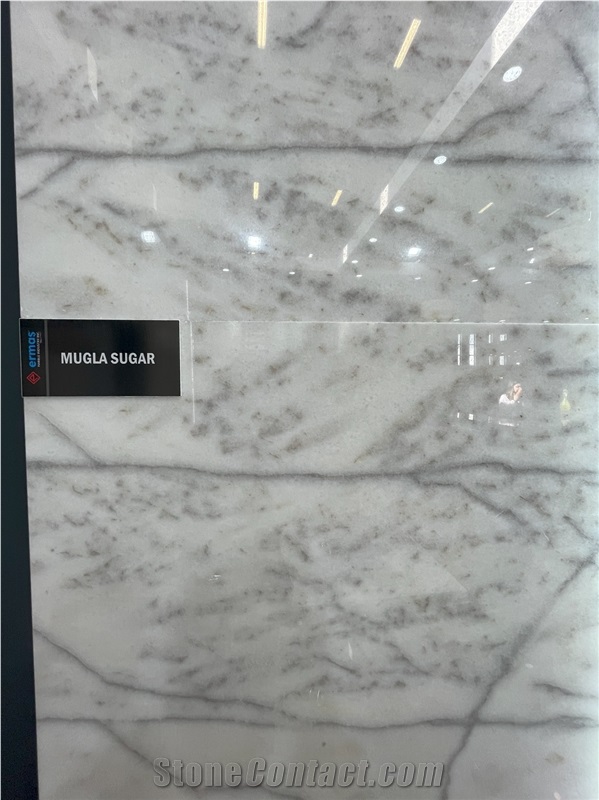 Mugla Sugar Marble Slabs & Tiles - White Marble