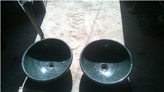 Rajasthan Green Marble Wash Basins