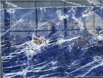 Blue Sodalite Stone Slabs