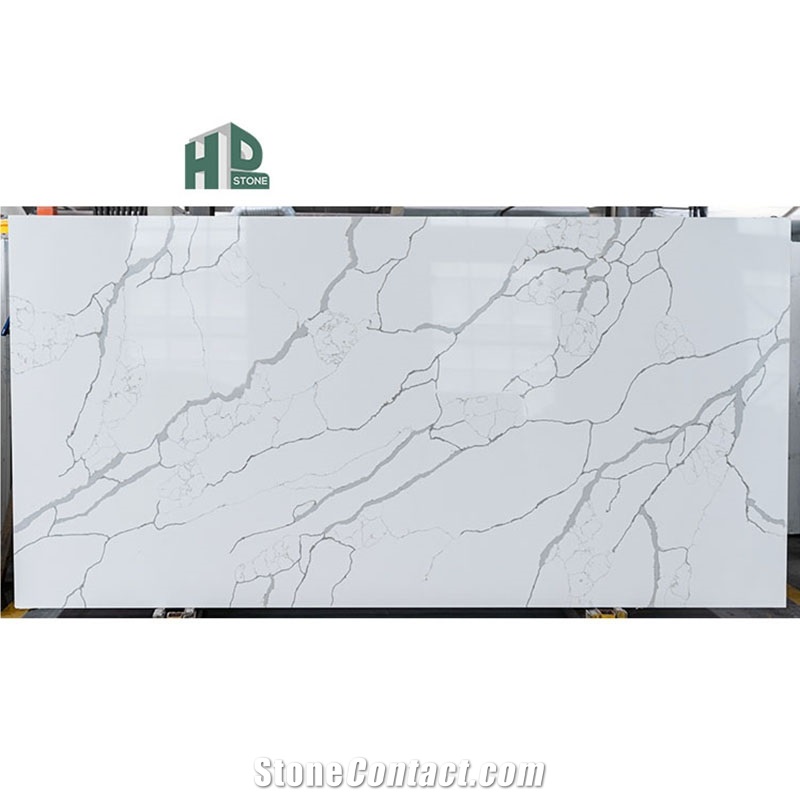 Calacata White Artificial Quartz Stone Slabs