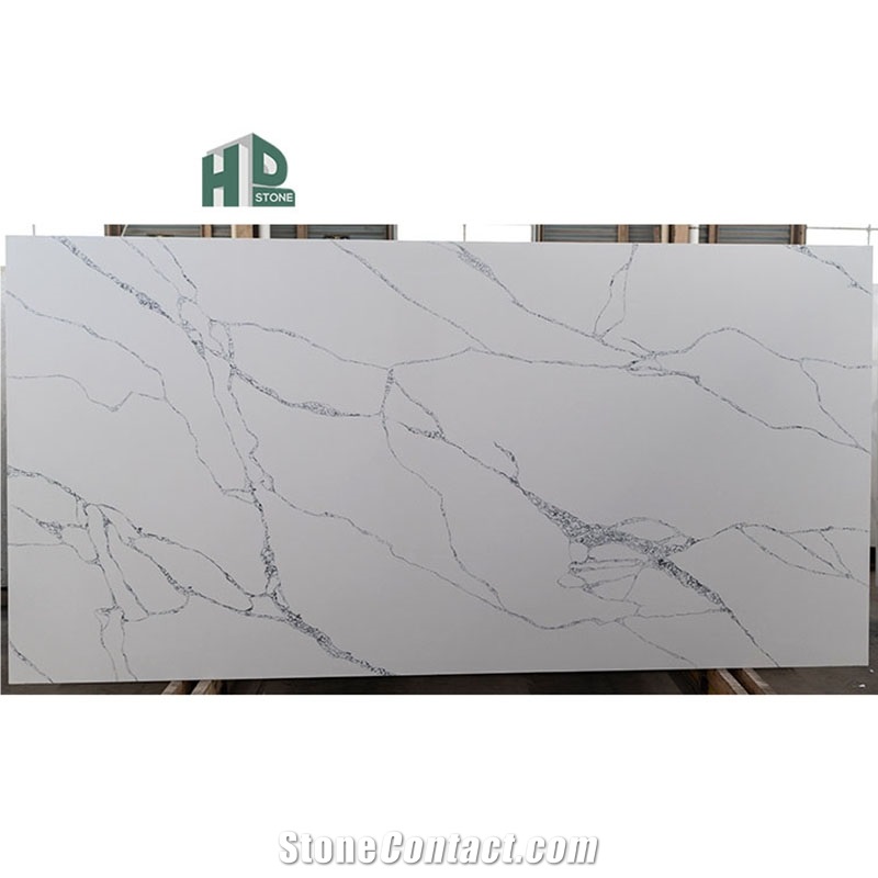 Calacata White Artificial Quartz Stone Slabs
