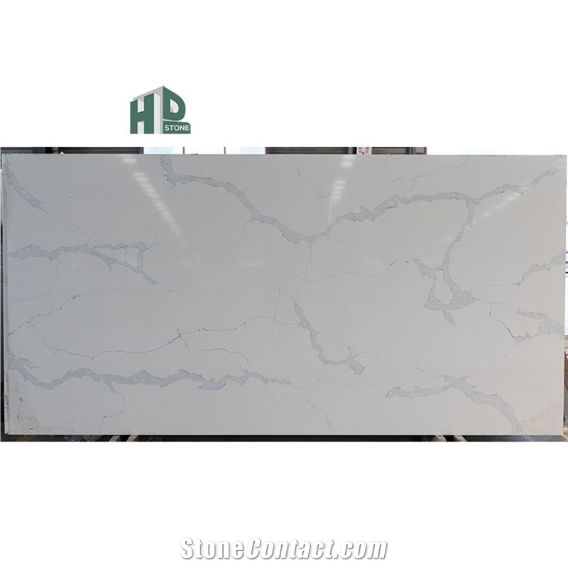 Calacata White Artificial Quartz Stone Slabs