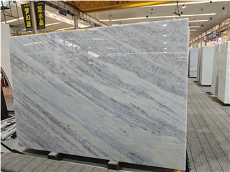 Crystal Blue Marble Slabs For Floor And Wall