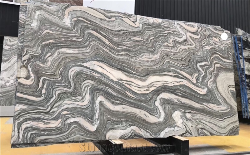 Silver Creek Sandwave Waterfall Granite Slab&Tile Slabs