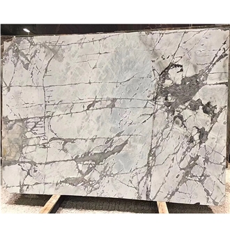 Turkish Iceberg White Marble Slabs For Floor