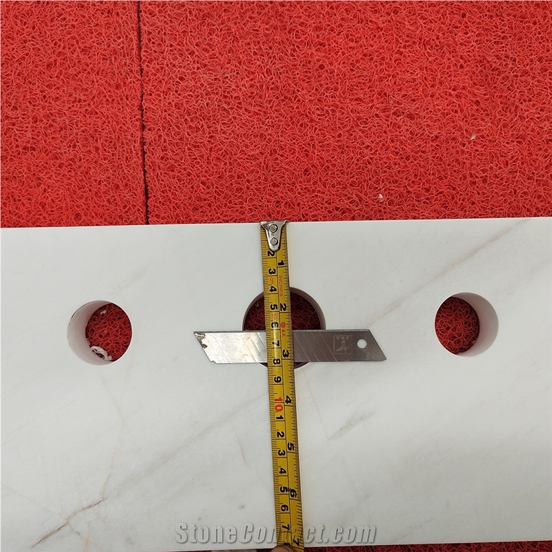 Goldtop Volakas White Marble Countertops For Bath Top