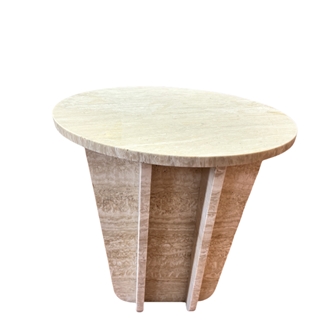 Beige Travertine Coffee Table For Living Room