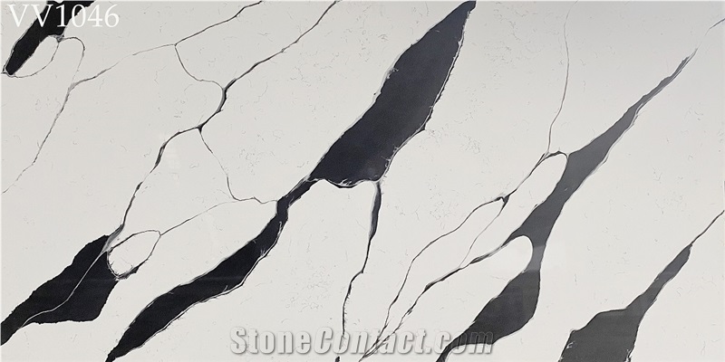 Calacatta Panda Quartz Slabs