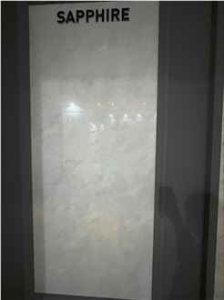 Sapphire White Marble Polished Slabs