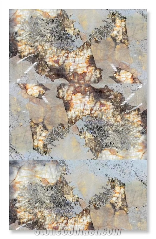 Brazilian Exotic Patagonia Quartzite Slabs For Furniture Use