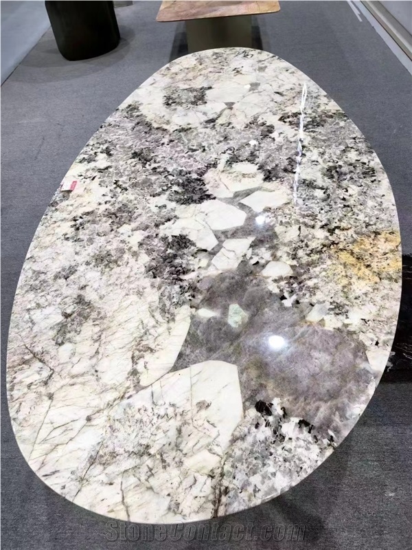 Brazilian Exotic Patagonia Quartzite Slabs For Furniture Use