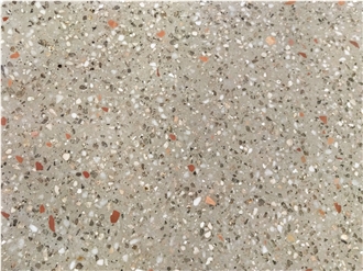Brown Artificial Stone Tiles In China Engineered Stone Wall