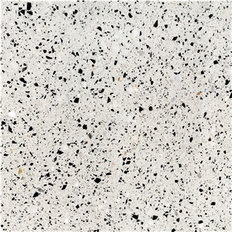 Cheap Artificial Matt White Terrazzo Floor Tiles