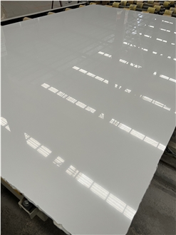 Engineered Stone Slabs Pure White For Wall