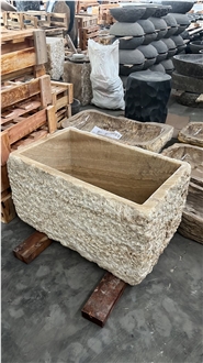 Rectangular Trough Onyx Planters