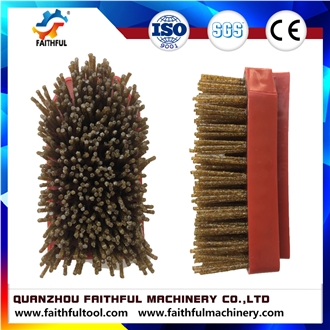 Abrasive Ficket Diamond Brush For Granite