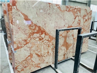 Imported Marble Slabs Calacatta Rose Pink Slab For Kitchen