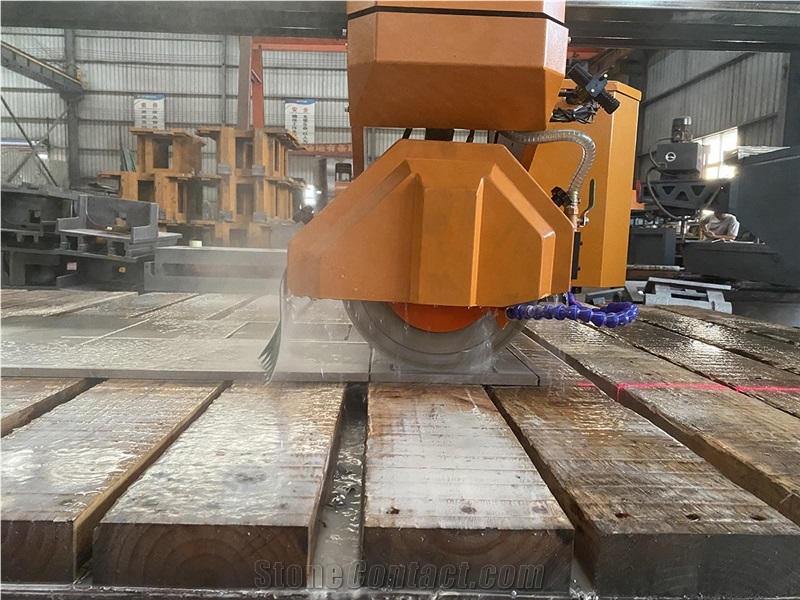 4+1 Monoblock Bridge Saw Machine For Marble Granite