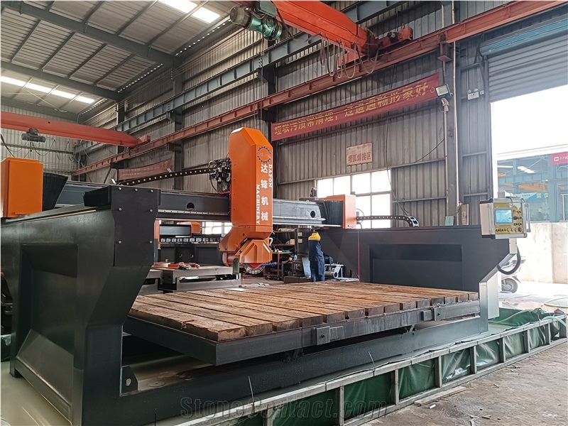 4+1 Monoblock Bridge Saw Machine For Marble Granite