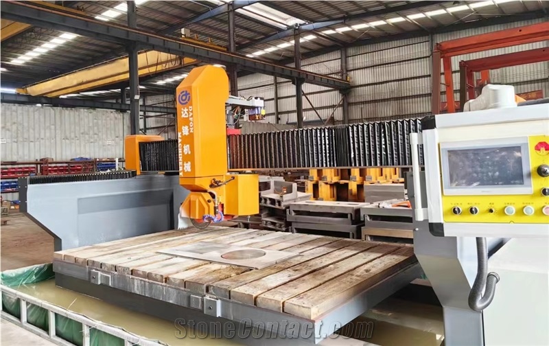 4+1 Monoblock Bridge Saw Machine For Marble Granite