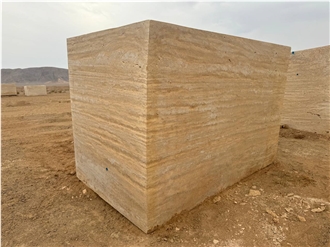 Cream Travertine Blocks