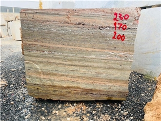 Gray Travertine  Blocks
