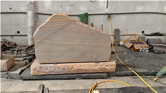 Rainbow Sandstone Gravestone - American Headstone 8