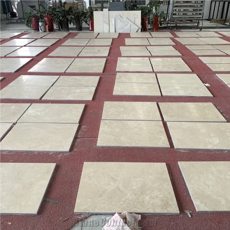 Italy Cross Cut Honeycomb Navona Travertine Tiles