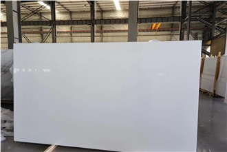 Pure White Nanoglass Slabs Nano Crystallized Glass