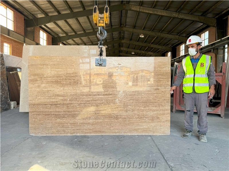 Iran CHOCOLATE TRAVERTINE Slabs