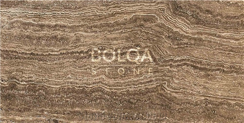 Iran Royal Brown Travertine Tiles - CODE S