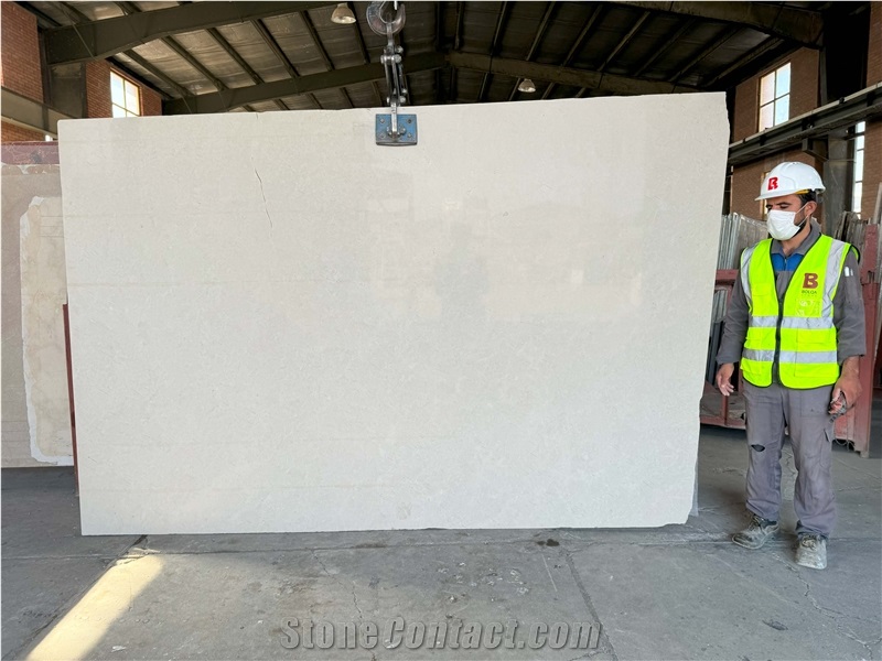 Iran White Limestone Slabs - BLANCO