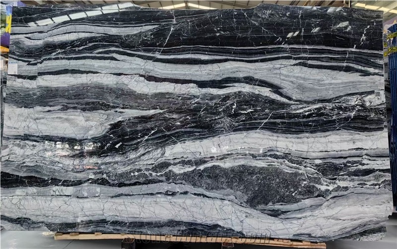 Black Sea Clouds Serpentine Slabs