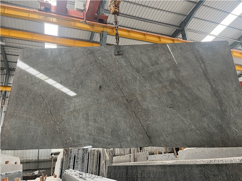 New Silver Gray Granite Slabs