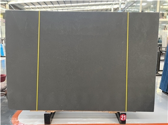 Piedra Ulldecona Dark Gray Limestone Polished Slabs