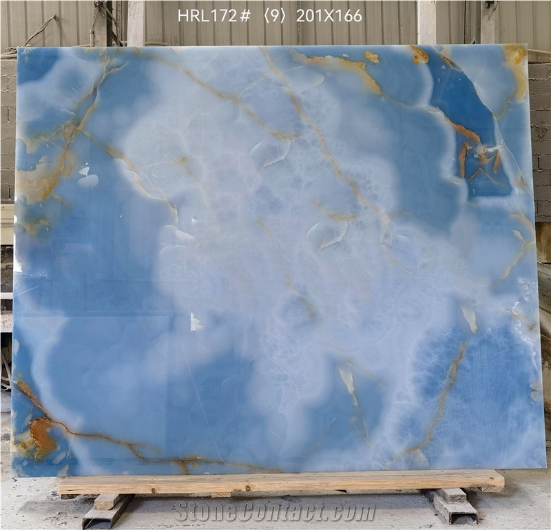 Turquoise Stone Blue Onyx Slabs