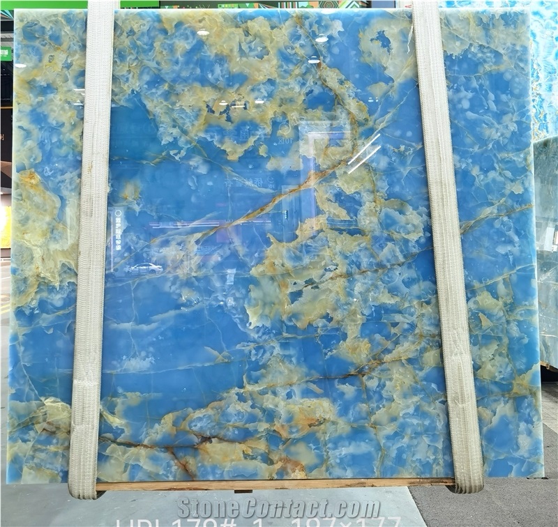 Turquoise Stone Blue Onyx Slabs