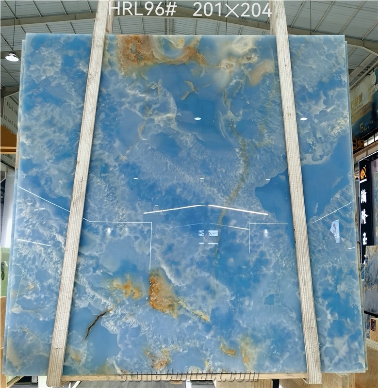 Turquoise Stone Blue Onyx Slabs