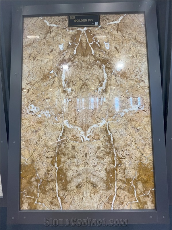 Golden Ivy Marble Slabs