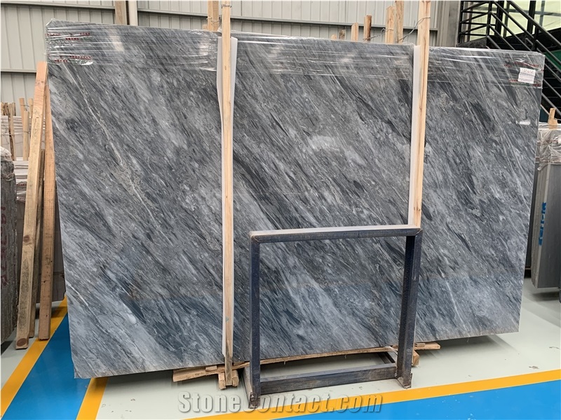 Italian Florence Grey Marble Pattern Wall Slabs