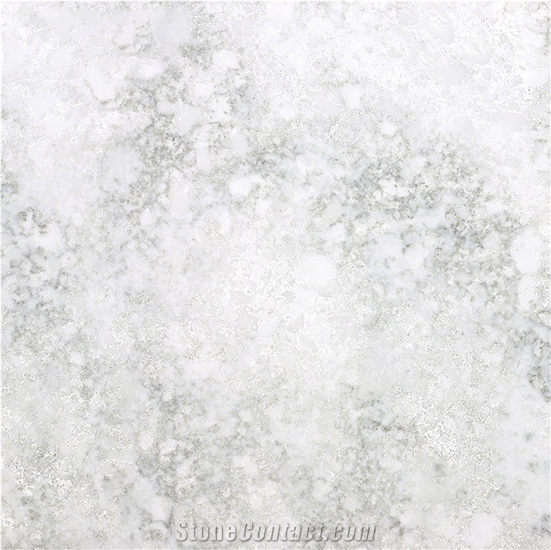 Light Gray Polished High Hardness Quartz Slabs