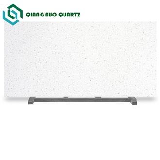 Rice Grain White Sparkle Engineered Stone Quartz Stone Slab