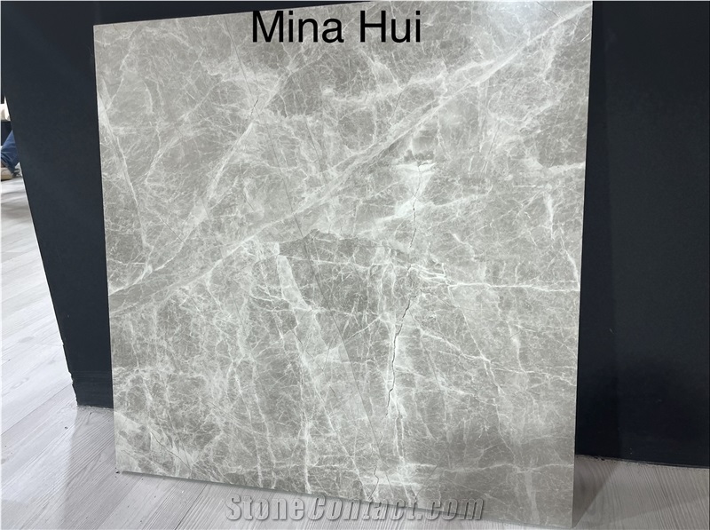 Mina Grey Marble Slabs