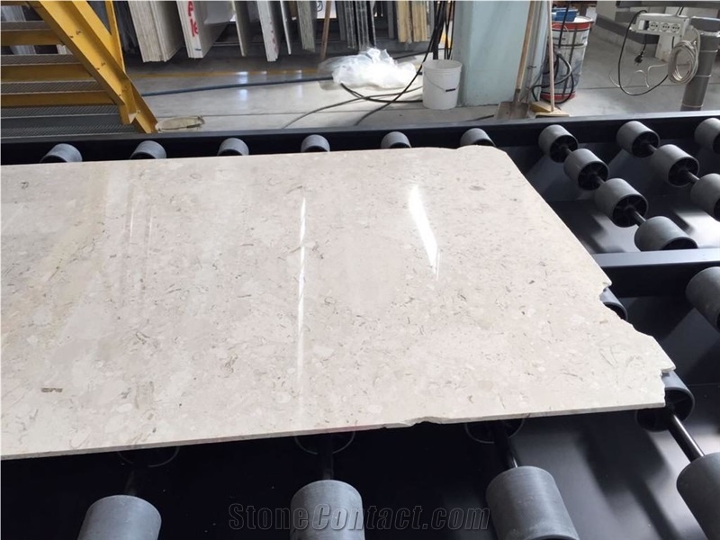 Melove White Perla Limestone Slabs And Tiles